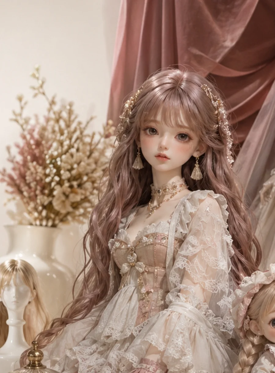 Atelier Noir 1/6 BJD styled in the CMDOLL porcelain atelier