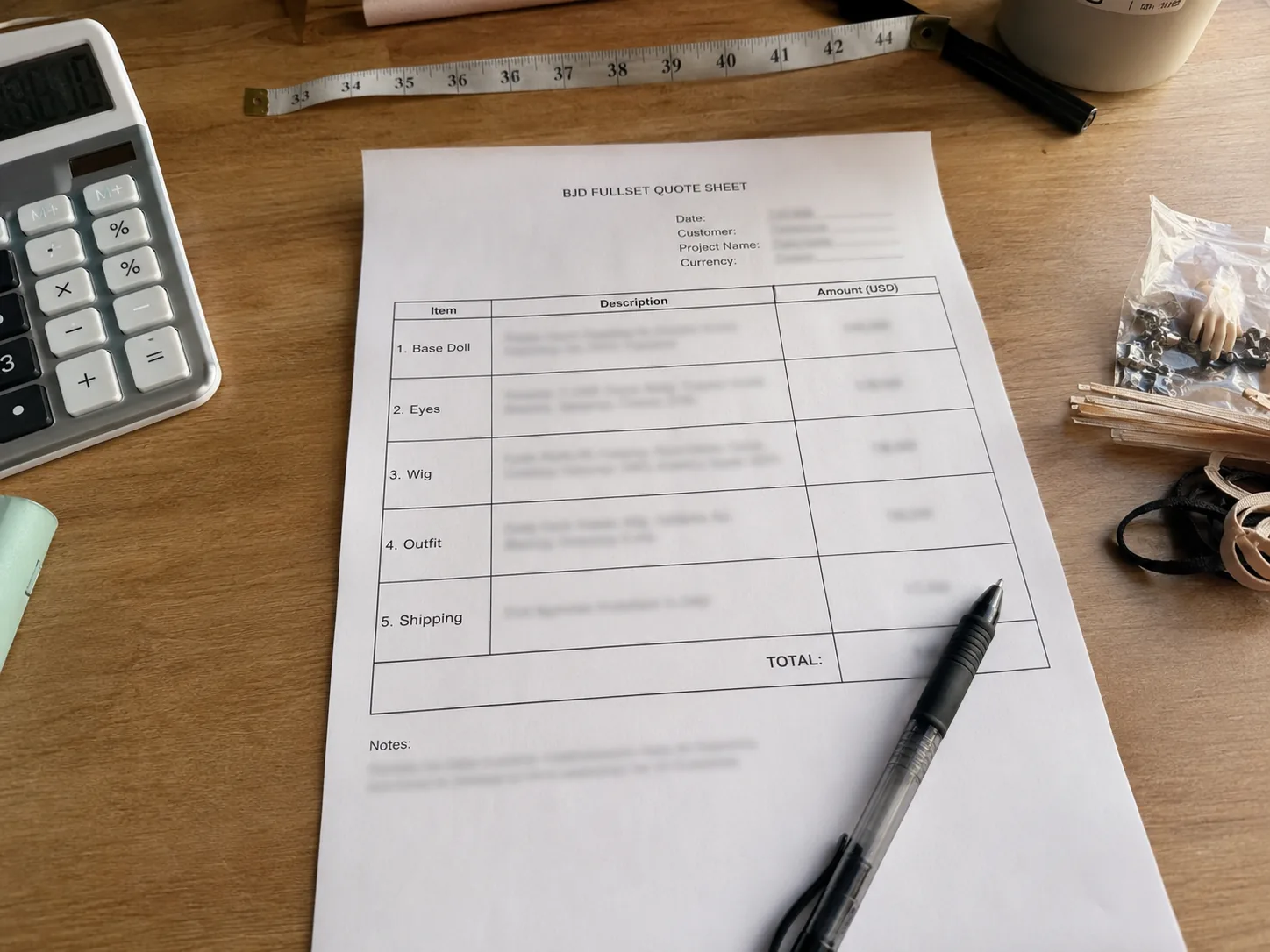 BJD legit versus recast listing review desk with blurred screenshots