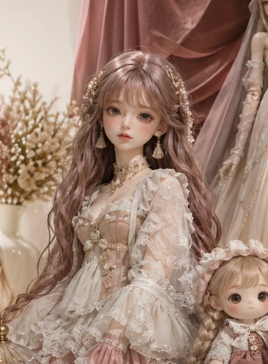 Porcelain Muse 1/4 BJD styled in the CMDOLL porcelain atelier