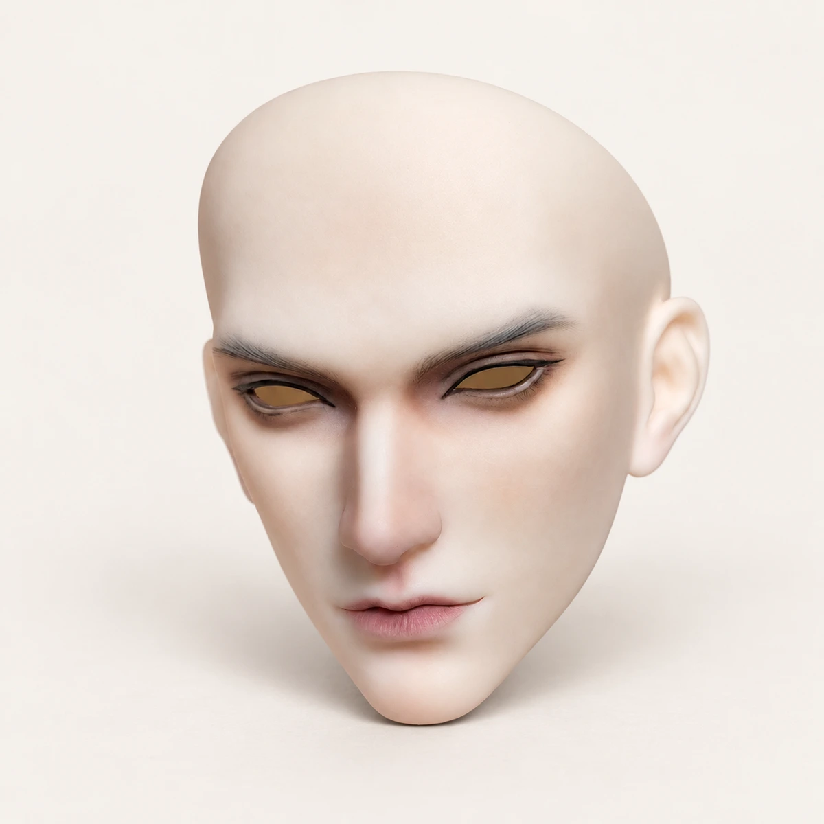 BJD Blank Head for Cosplay Sylus, Anti-Yellowing Resin Recast Head, 1/3 Scale Doll Head (Illustrative image; verify the actual item)