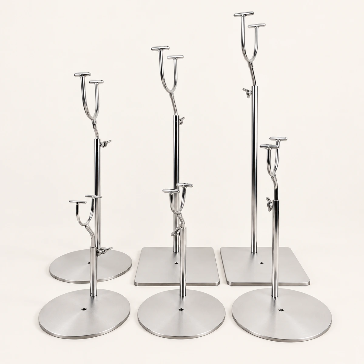 BJD Stainless Steel Support Stand — Size Options (Illustrative image; verify the actual item)