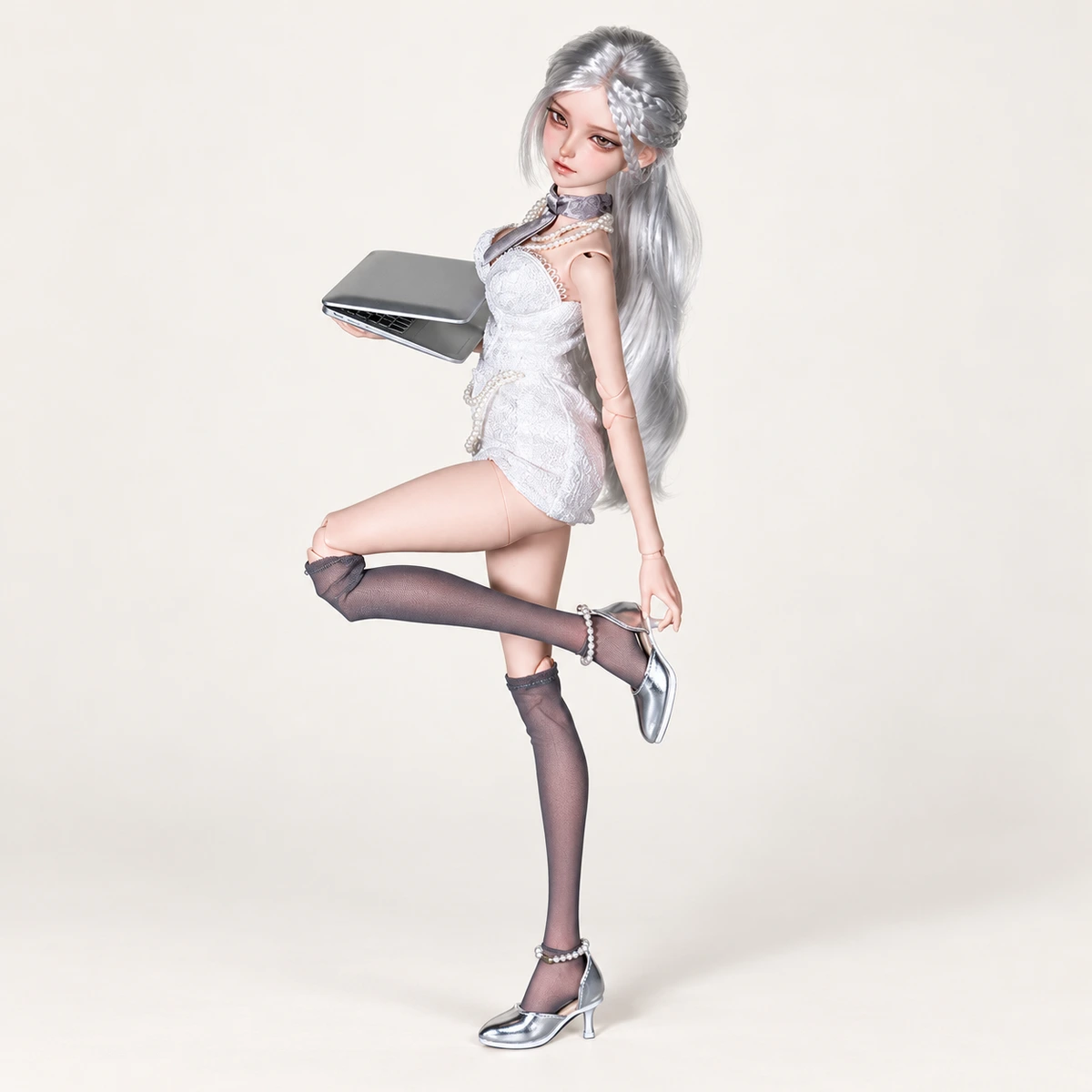 Lou Xi 1/4 BJD — Full Set F & Base Options (Illustrative image; verify the actual item)