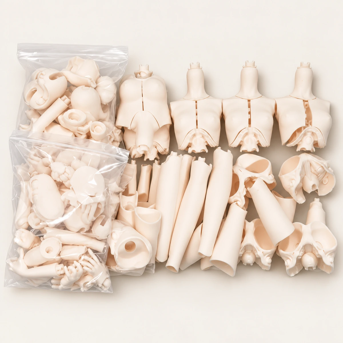 Resin casting for original parts — AI-refined source image